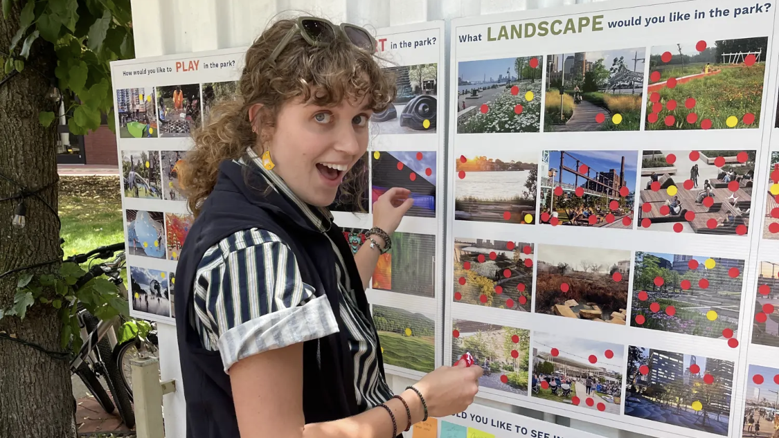 Hannah at Riverlife event