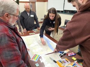 Pittsburgh Studio participants taking part in a charrette