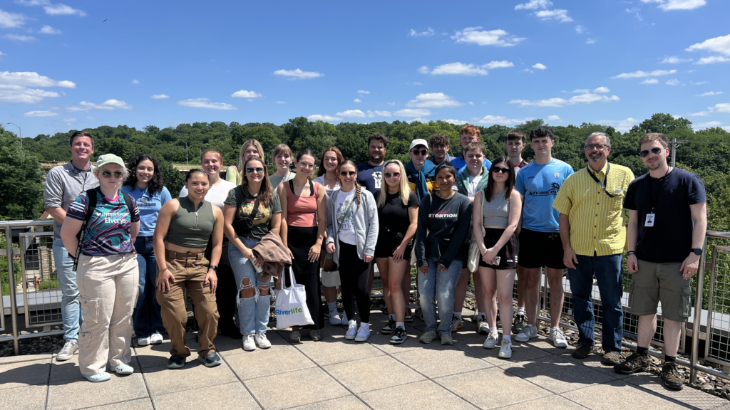 Students in City Semester Pittsburgh and High-Performance Building Summer Program spent a day visiting several green sites in the region, including Phipps Center for Sustainable Landscapes (pictured)