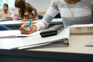 girl writing