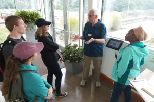 Students on a field trip to Phipps Conservatory