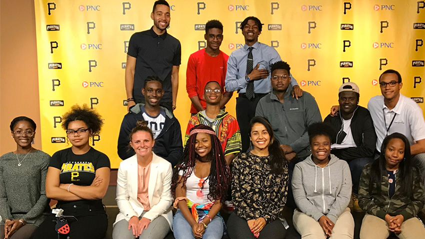 Student group with the Penn State CITY program.