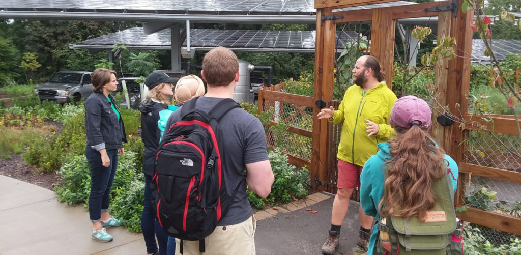 City Semester students at Frick Environmental Center